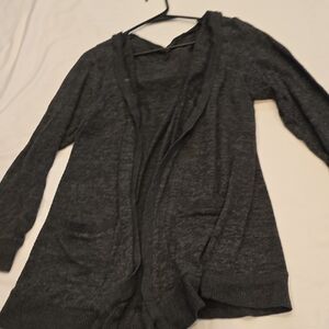 Torrid Charcoal Open-Front Cardigan